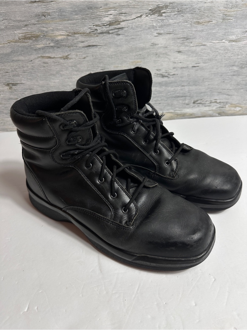 APEX AMBULATOR B4500M SUPRA DEPTH MEN'S 4" CASUAL LEATHER BOOTS size 10.5 W
